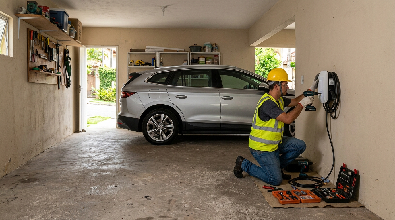 Instalação em garagem ou condomínio em Montes Claros‑MG